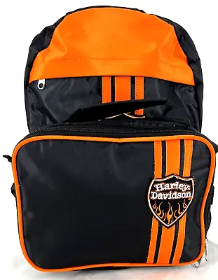 Harley Davidson® Backpack With Insulated Lunch Bag Cooler • $34.99