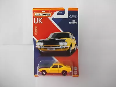 Matchbox 6/12 UK 1970 FORD CAPRI  *UNOPENED* • £5