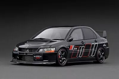 Ignition Model 1/18 IG2375 Mitsubishi Lancer Evolution IX MR (CT9A) Black Evo9 • $289.90