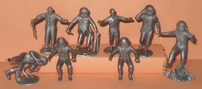 8 Orig.  OLD 1960's Marx Astronauts For Moon Base Landing Space Playset Etc • $34.50