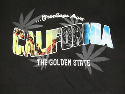 Greetings From California - The Golden State - 4xl - Black T-shirt- D70 • $7.99