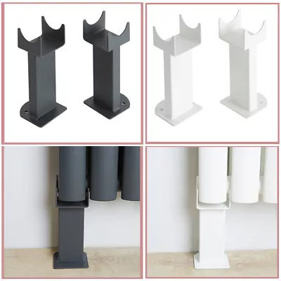 Floor Mounting Feet Support Legs Kits For Bathroom Oval Column Designer Radiator • £15.89