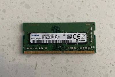 Samsung 8GB 1Rx8 PC4-2666V SA1-11 Laptop Memory Ram DDR4 PC4 21300 • £10