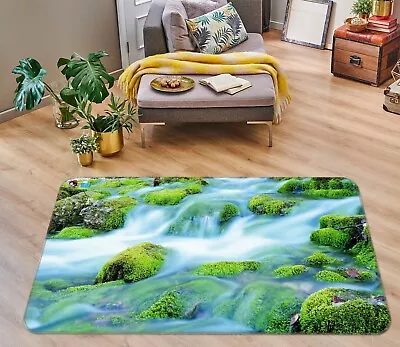3D Green Moss ZHUA3065 Game Non Slip Rug Mat Photo Carpet Vera 2023 • $32.10