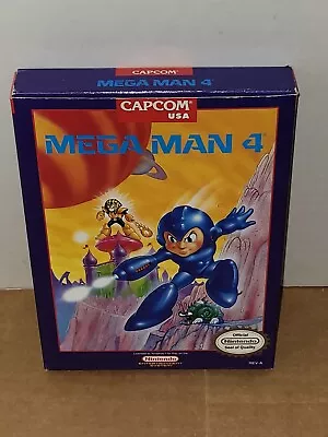 MEGA MAN 4  (Nintendo 1992) NES CIB Complete TESTED Authentic • $649.98