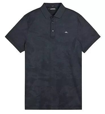 J Lindeberg Men's Chandler Reg Fit Golf Polo Color Black Size M  ***NEW***   X68 • $59.99