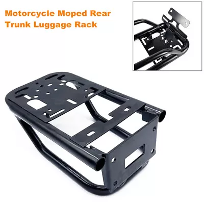 Motorcycle Moped Bike Rear Luggage Storage Rack Tail Trunk Holder Carrier Shelf • $45.74