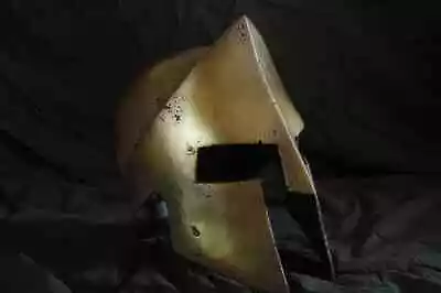 300 Spartan Helmet Mask Prop Costume Cosplay (Brown Patina) • $115.50