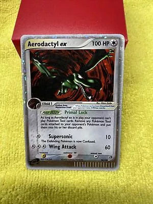 Pokemon TCG English Card Ex Sandstorm Aerodactyl Ex 94/100 Holo Rare • $42