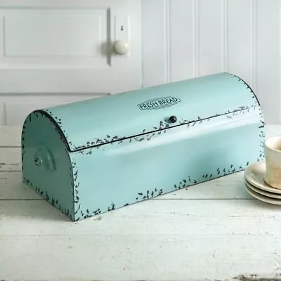 $59.95 • Buy CTW  Vintage Style Seafoam Metal Bread Box  ~~  NEW  ~~