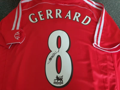 £145 • Buy Steven Gerrard Signed Liverpool 2006/08  Shirt BNWT 