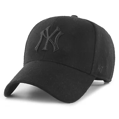 47 Brand Curved Snapback Cap - MELTON New York Yankees • £29.90