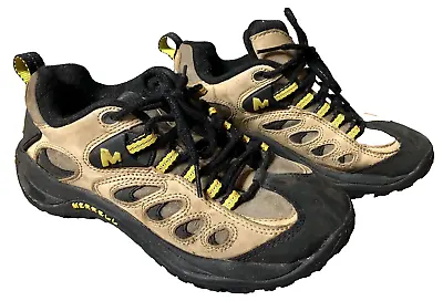 Merrell Reflex Smoke Leather Waterproof Hiking Shoes Womans Size 6.5 • $24.95
