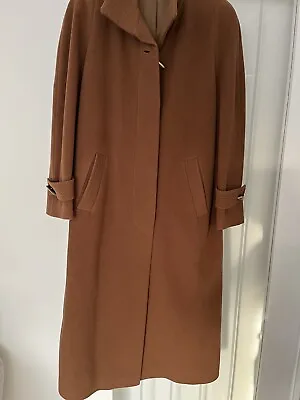 Quattro Piu Cashmere Maxi Mix Coat Size 8 • £25