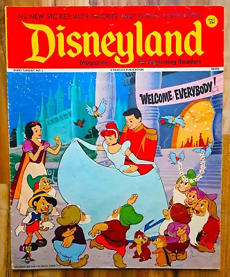 Vintage 1972 Disneyland Magazine #1 Issue Mickey Mouse Says Hello • $49.99