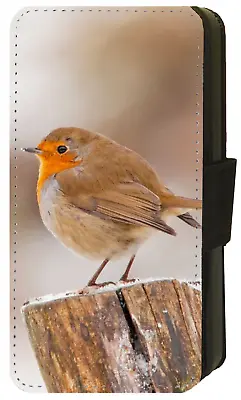 Christmas IPhone Faux Leather Printed Flip/Wallet Phone Case Reindeer Snowman S2 • £10.99
