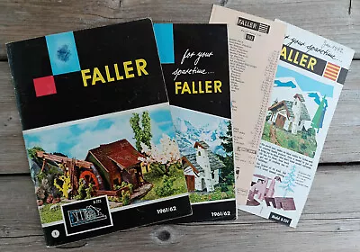 Faller Catalogue 1961/62 Price List Supplement Leaflet Model Railways English • £28.99