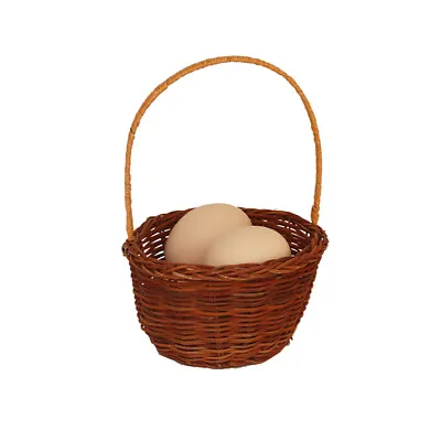  12 X7cm Mini Wicker Basket Baskets Favors Easter Egg Decorate Kids • £6.23