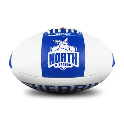 Team AFL Footy Sherrin Synthetic Rubber Club Football Size 5 Ball • $39.95