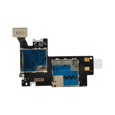 SIM Card Reader For Samsung Galaxy N7105 I317 T889 Note II Holder Slot Insert • $6.54