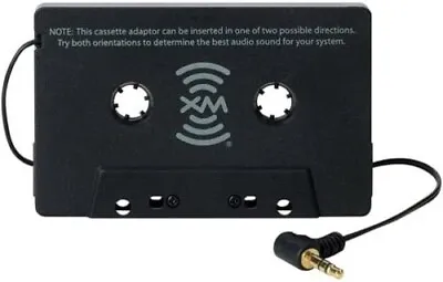 XM Sirius Radio Cassette Tape Adapter To 3.5mm Stereo AUX Plug IPhone MP3 IPod • $2.95