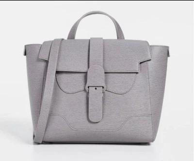 $599 • Buy Sanreve Midi Maestra Mimosa Bag In Storm Silver Convertible Backpack New Gift 