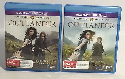 $14.99 • Buy Outlander Complete Season 1 : Volume 1 2 Blu-ray 5 Disc VGC FREE POST