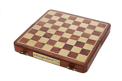 Kasparov Compact Magnetic Travel Chess Set 7” Solid Wood Board And Pieces • $41.49