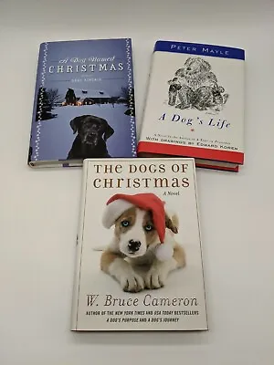 $9 • Buy 3 Dog Books - A Dog's Life, A Dog Named Christmas, & The Dogs Of Christmas