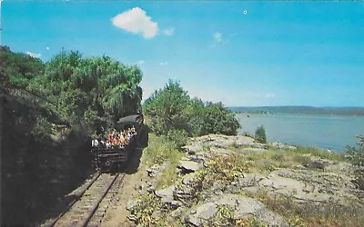 Vintage Train Railroad Chrome Postcard Valley Essex Depot Steam Antique Coaches • $0.80