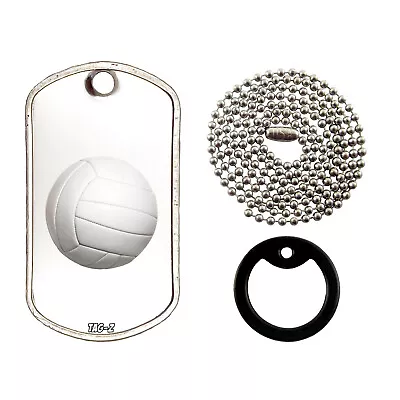 VOLLEYBALL - NECKLACE - Tag-Z Military Dog Tags • $9