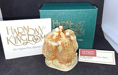 HARMONY KINGDOM  Close Shave  Retired Porcupine￼Trinket Box SIAB 1996 New In Box • $19.99