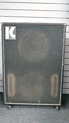 Vintage Kustom 2-15B Bass Cabinet With Rola Celestions - Tested • $175