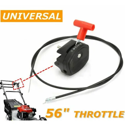 56'' Throttle Cable Switch Lever Control Handle For Lawnmower Lawn Mower Parts • £10.27