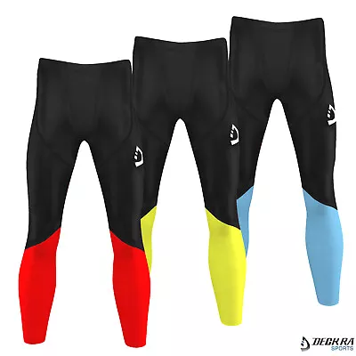 Mens Compression Base Layer Skin Fit Tights Gym Running Yoga Active Pants • £12.39