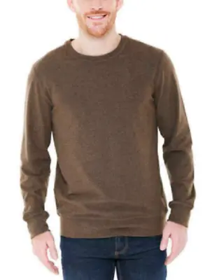 Boston Traders Men's CrewNeck Pullover Sweater (COFFEE BEAN Size - Small) NWT • $16.03