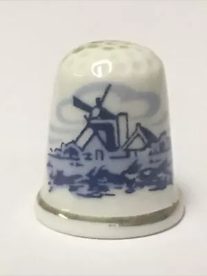 Windmill Thimble Vintage Souvenir Collectible • $3.95