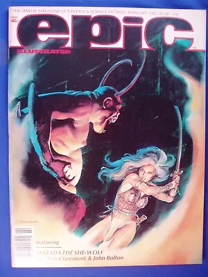 Epic Illustrated 10  1982 February. John Bolton. Rick Veitch. Charles Vess  VFN. • $14.93