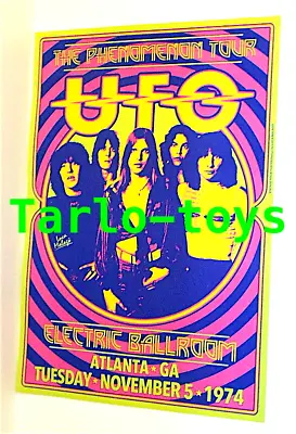 UFO - Phil Mogg / M. Schenker - Atlanta Usa 5 November 1974 Concert Poster -908 • $19.99