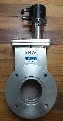 HVA 122-9251 Gate Valve 6  Flange 2.5  Hole Pneumatic Vacuum • $425
