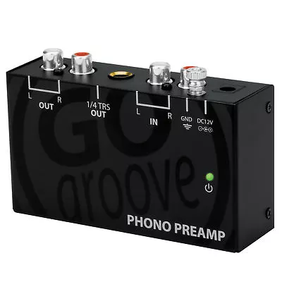 Ultra Compact Phono Turntable Preamp With 12 Volt AC Adapter • $27.99