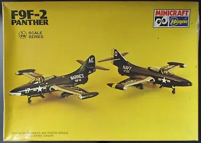 Minicraft 1/72nd Scale F9F-2 Panther Kit No. 1138 No Decals!! • $18.59