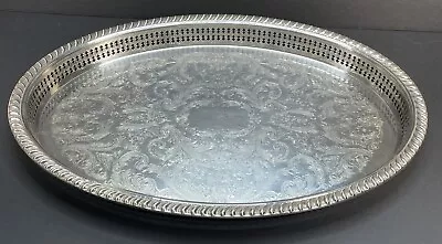 Vintage Gorham Newport Silver-plate YB619 Silver Plate Oval Serving Tray Platter • $42.97