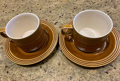 Hornsea Saffron Cup And Saucer X2 • £5