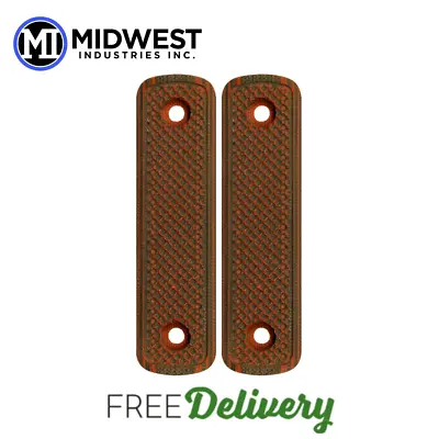 Midwest Industries Lever Action G10 Straight Style Grip Panel Red / Black • $108.25