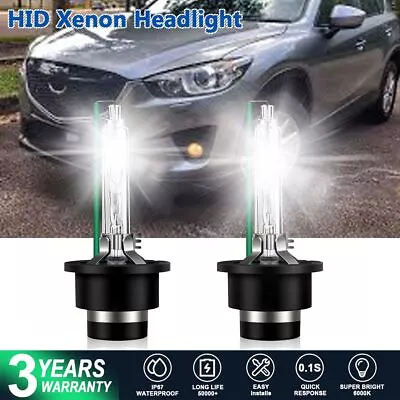 For Mazda CX-5 CX-9 2013-2015 D4S HID Headlight Bulbs Conversion Kit 6000K White • $24.19