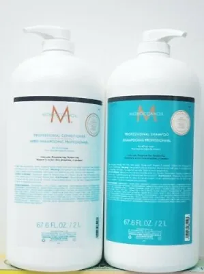 MOROCCANOIL PROFESSIONAL Shampoo & Conditioner 67.6 Oz/2L Each *NEW *FREE SHIP • $159.95