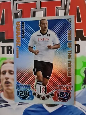 Match Attax 10/11 Man Of The Match Bobby Zamora • £1.50