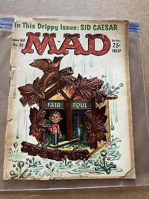 Mad Magazine #55 June 1960 What You See Is What You Get! BARGAIN Shipping Incl • $10.90