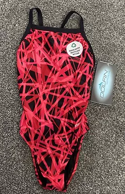 BNWT DOLFIN SWIMWEAR. Girls One Piece. Size 26. Red SHATTR. • $19.99